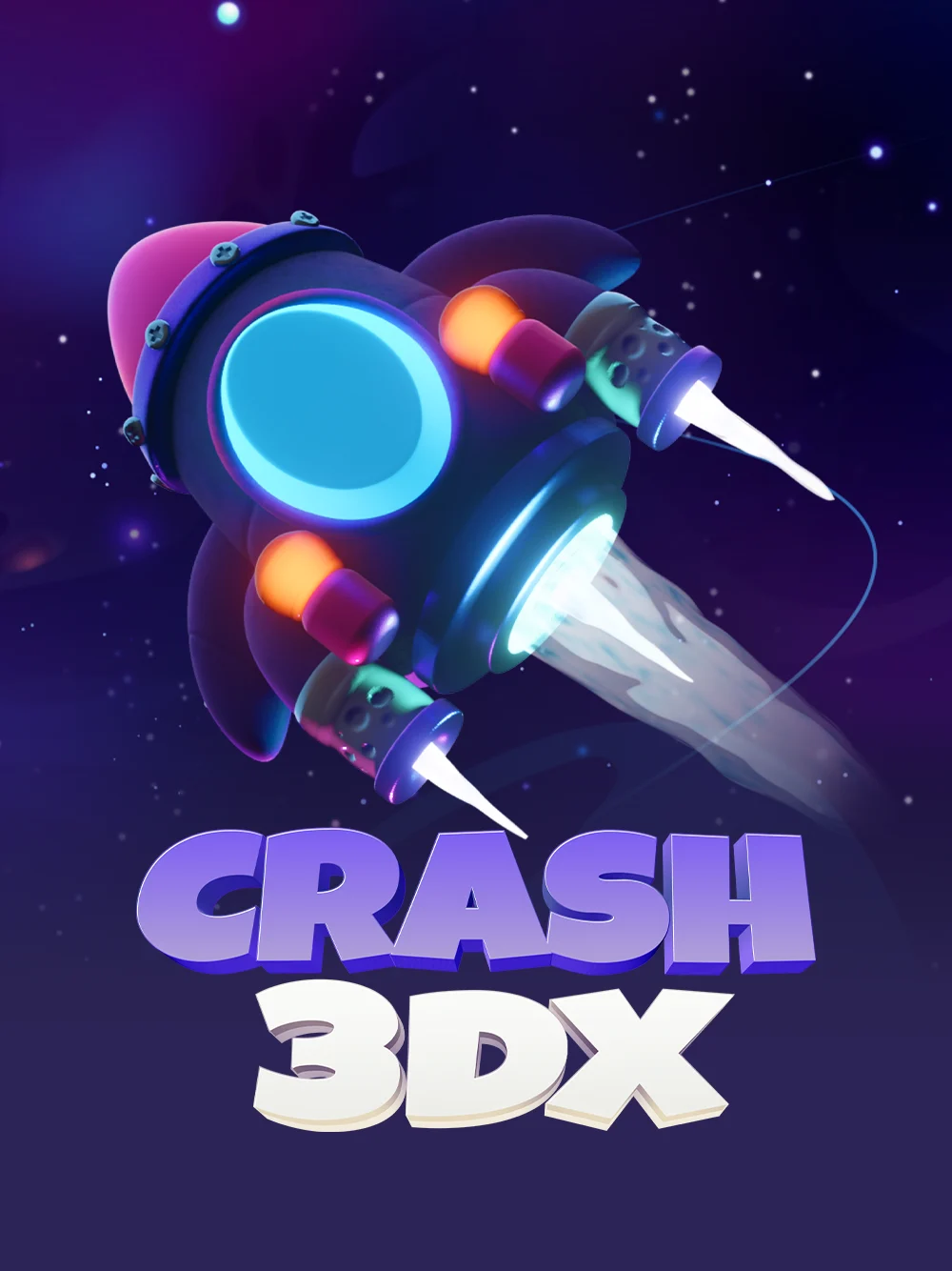 Juego crash con estética tridimensional y acción intensa